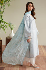 POWDERED SKY - 2PC (SHIRT & DUPATTA)