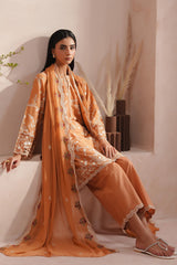 SUN GLOW-3PC (SHIRT, TROUSER & DUPATTA)