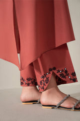 BURNT CLAY -2PC (SHIRT & TROUSER)