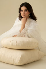 FLORAL WHITE-2PC (SHIRT & DUPATTA)