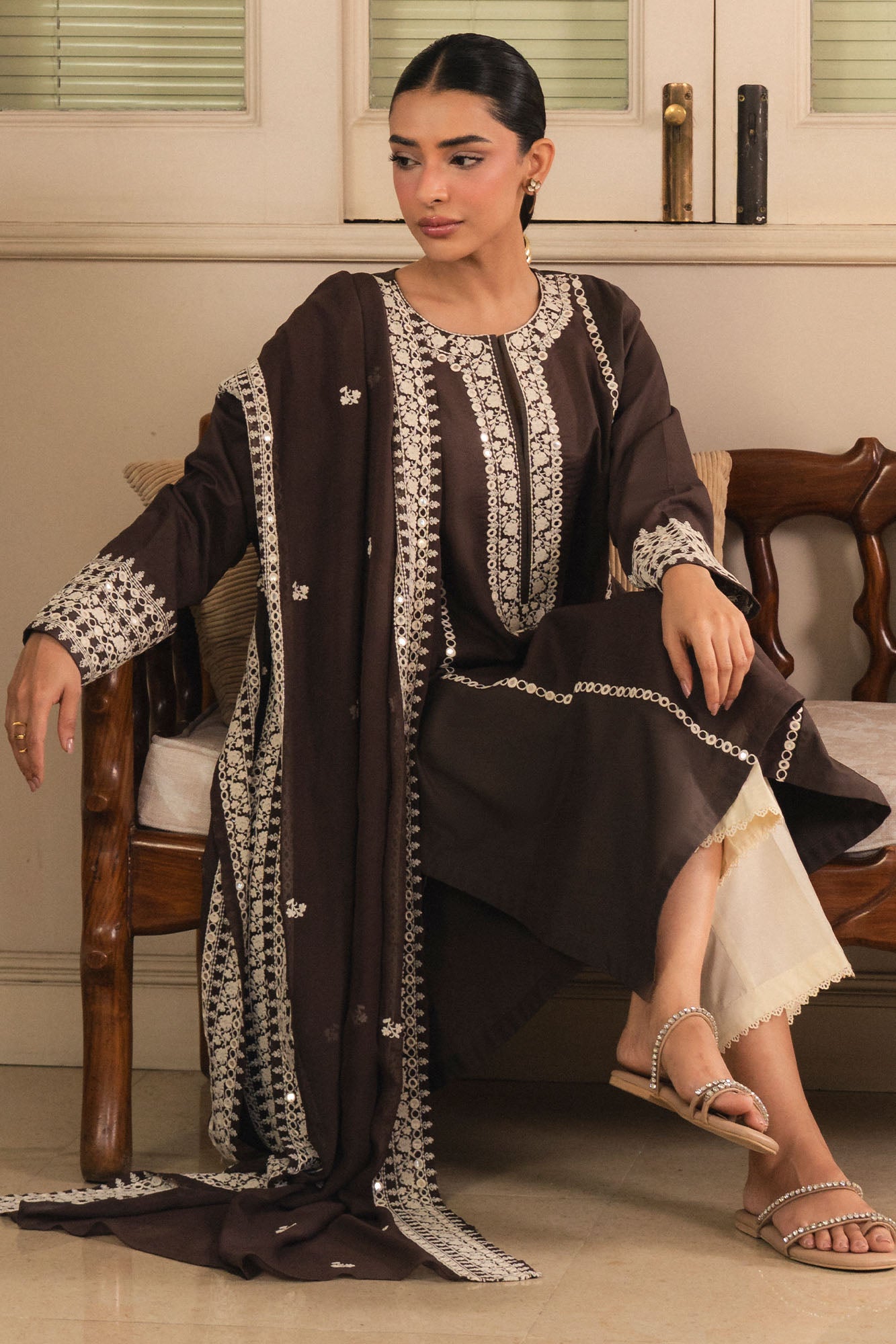 BROWNIE-2PC (SHIRT & DUPATTA)