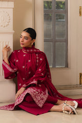CRIMSON BOUDOIR-2PC (SHIRT & DUPATTA)