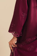 ORCHID DREAM-3PC (SHIRT,TROUSER & DUPATTA)