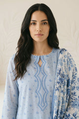FLORAL DREAM-3 PIECE PRINTED LAWN SUIT