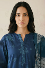 CELESTIAL AURA-3 PIECE PRINTED LAWN SUIT
