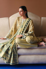 BLOOMING BLISS-3PC SATIN PRINTED SUIT