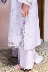 CRYSTAL GLAZE-3PC EMBROIDERED LAWN SUIT
