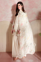 PETAL FORM-3PC PRINTED LAWN SUIT