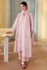 LAVENDER BREEZE-3PC EMBROIDERED LAWN SUIT