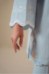 FROST BLUE-2PC (SHIRT & TROUSER)