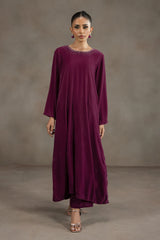 DUSTY PLUM-2PC (SHIRT & TROUSER)