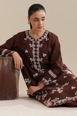 DARK TRUFFLE-2PC (SHIRT & TROUSER)