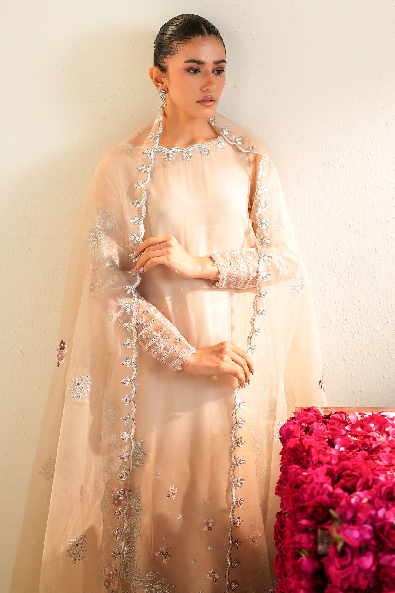 MOONLIT DUNE-3PC (SHIRT, TROUSER & DUPATTA)