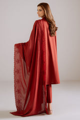 MULBERRY LACE -3PC (SHIRT, TROUSER & DUPATTA)