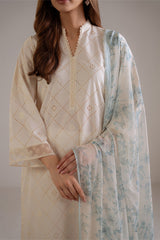 PORCELAIN SKY-2PC (SHIRT & DUPATTA)