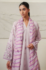 SPRING LILAC-3 PIECE PRINTED LAWN SUIT