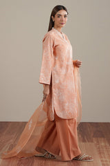 FLORAL CANVAS-2PC (SHIRT & DUPATTA)