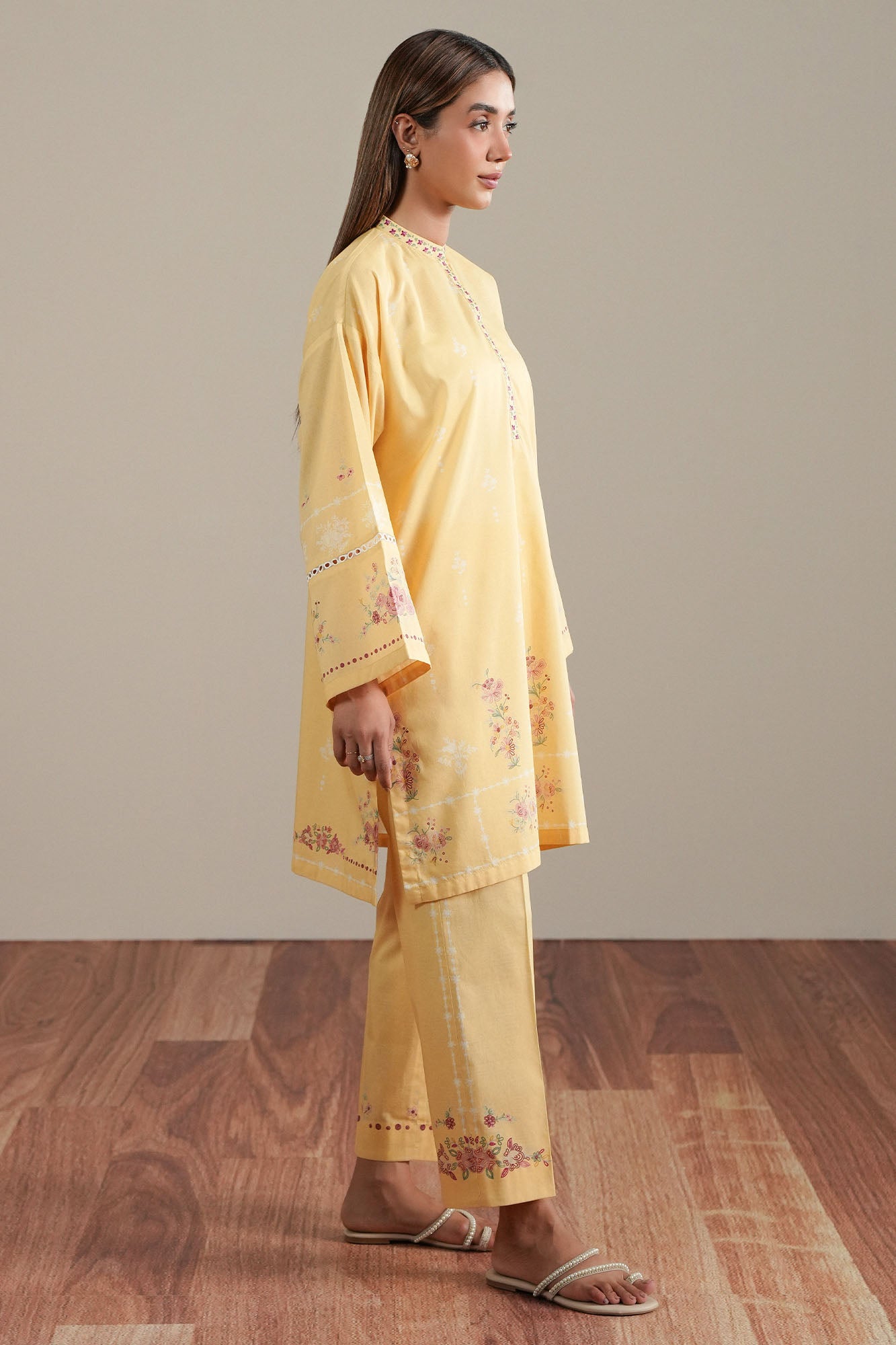 GARNET BLOOM-2PC (SHIRT & TROUSER)