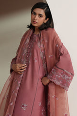 BLUSH TAPESTRY-3PC EMBROIDERED LAWN SUIT