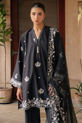 RAVEN MUSE-3PC EMBROIDERED LAWN SUIT