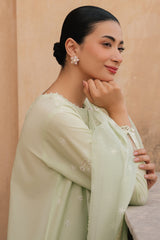 LUMIERE MEADOW-3PC EMBROIDERED LAWN SUIT