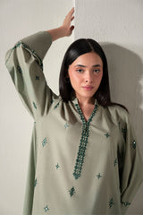 CYMBIDIUM ORCHID  -2PC (SHIRT & TROUSER)