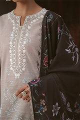 PETAL HAZE-3PC KHADDAR PRINTED SUIT