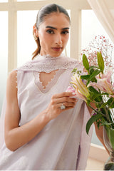 BLUSH BREEZE-3PC CHIKANKARI SUIT