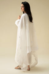 PEARL WHITE-2PC (SHIRT & DUPATTA)