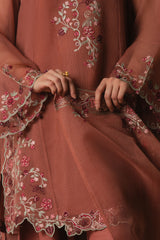 BLOOMING CLAY-3PC (SHIRT, TROUSER & DUPATTA)