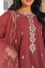 RUST EMBER-2PC (SHIRT & DUPATTA)