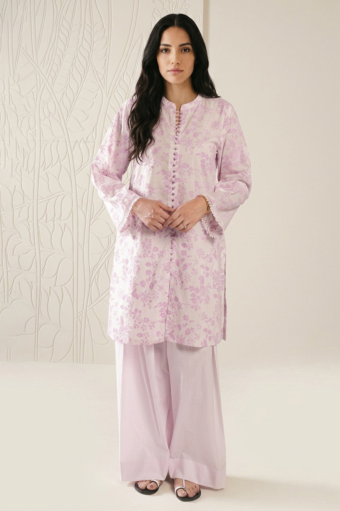 PASTEL PALETTE-2 PIECE PRINTED LAWN SUIT