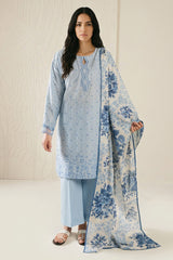 FLORAL DREAM-3 PIECE PRINTED LAWN SUIT