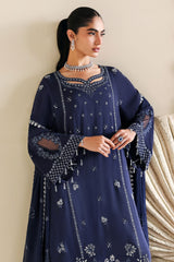INDIGO MUSE-3PC SILK EMBROIDERED SUIT