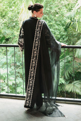 OBSIDIAN BLOOM-3PC EMBROIDERED LAWN SUIT