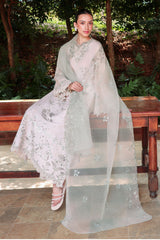 PEARL SAGE-3PC EMBROIDERED LAWN SUIT