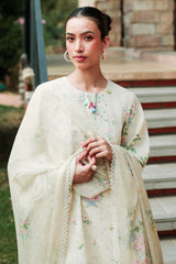 TROPIC MIST-3PC EMBROIDERED LAWN SUIT