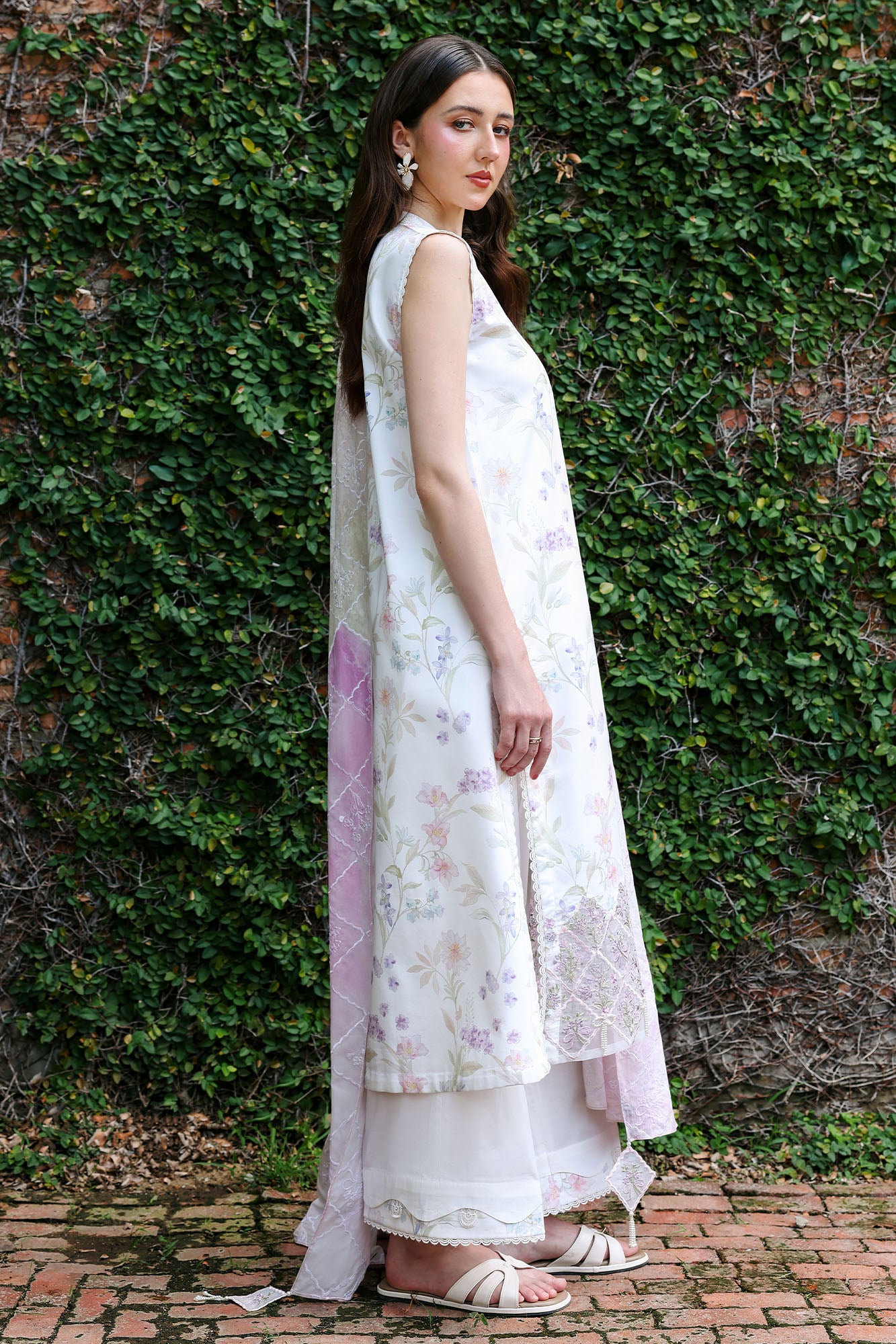 MEADOW DREAM-3PC (SHIRT, TROUSER & DUPATTA)