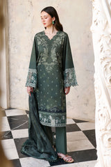 FOREST MUSE-3PC EMBROIDERED LAWN SUIT