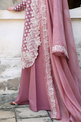 ASH ROSE-3PC EMBROIDERED JACQUARD SUIT