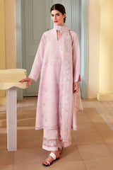 LAVENDER BREEZE-3PC EMBROIDERED LAWN SUIT
