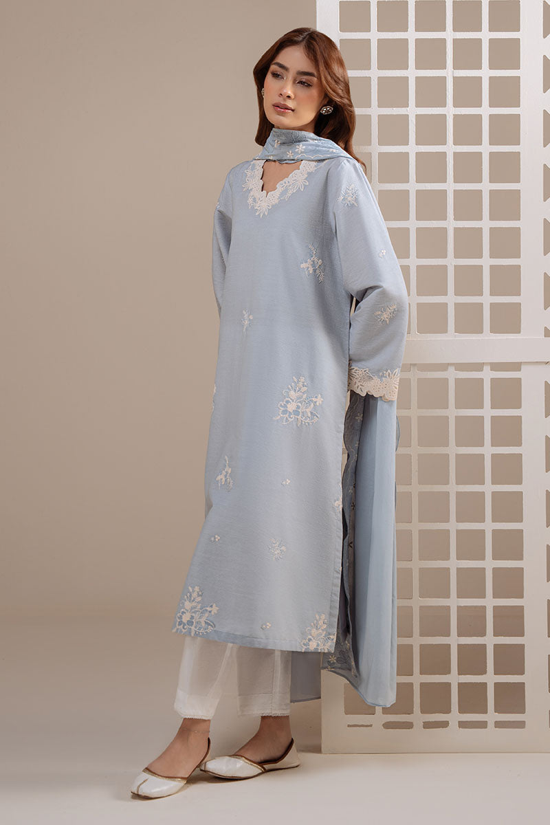BLUE MIST-2PC (SHIRT & DUPATTA)