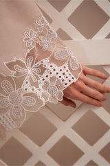 MOCHA VEIL-2PC (SHIRT & DUPATTA)