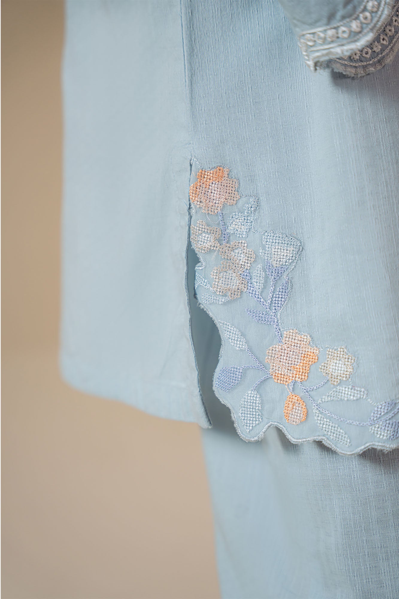 FROST BLUE-2PC (SHIRT & TROUSER)