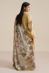 VINTAGE BLOOM-3PC KHADDAR PRINTED SUIT