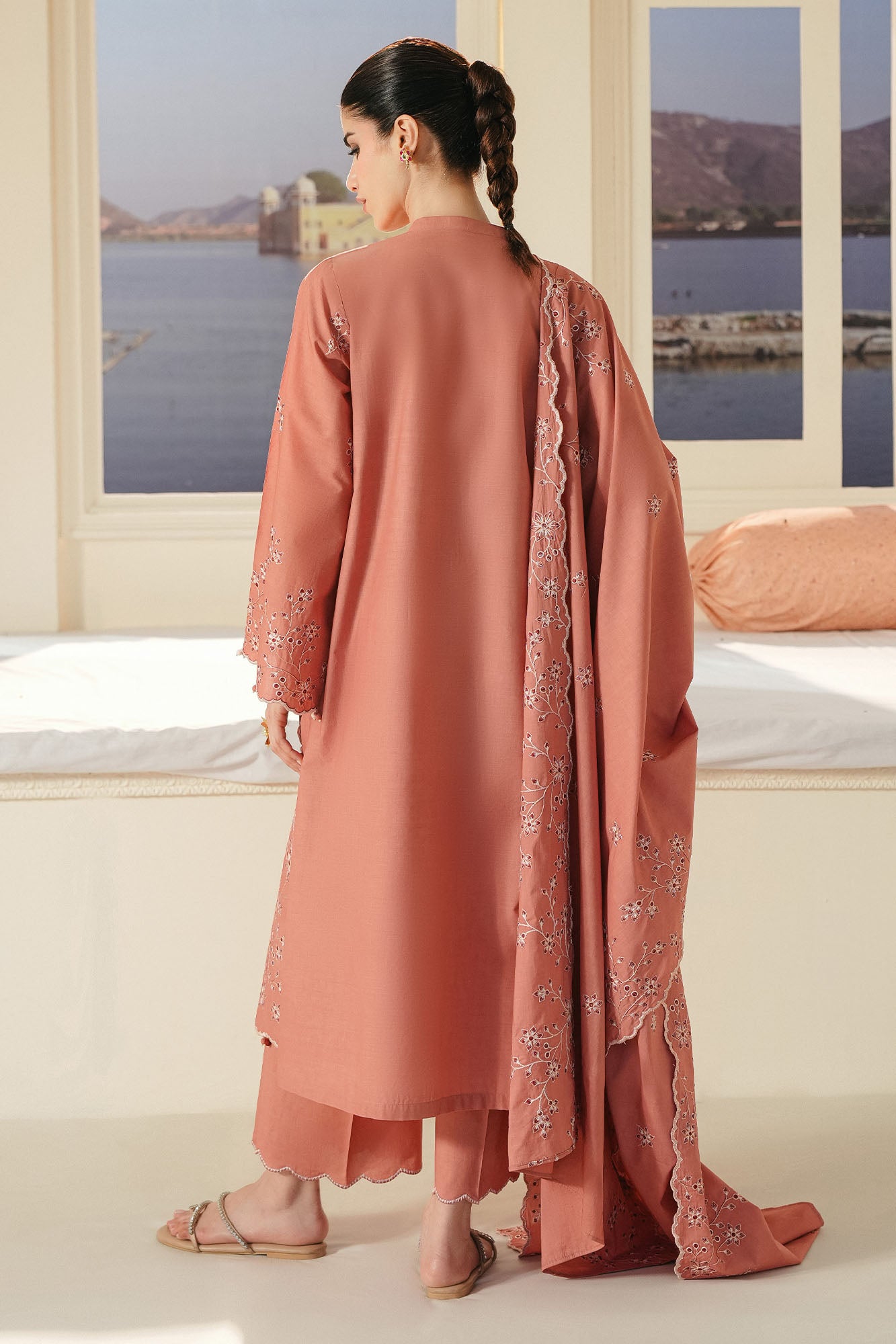 ROSE DAWN-3PC EMBROIDERED LAWN SUIT