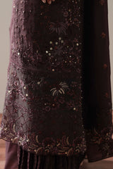 AMETHYST SPARK - 4PC CHIFFON EMBROIDERED SUIT