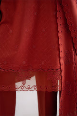 MULBERRY LACE -3PC (SHIRT, TROUSER & DUPATTA)