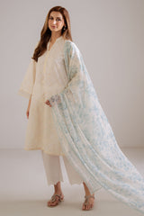 PORCELAIN SKY-2PC (SHIRT & DUPATTA)