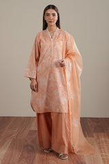 FLORAL CANVAS-2PC (SHIRT & DUPATTA)